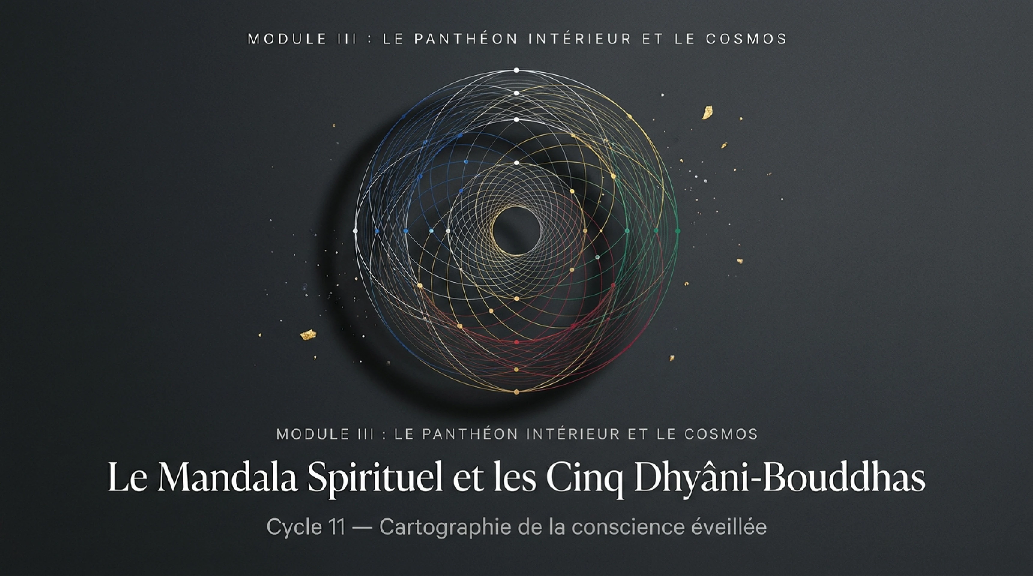 Le Mandala et les Cinq Dhyāni-Bouddhas — visuel 1