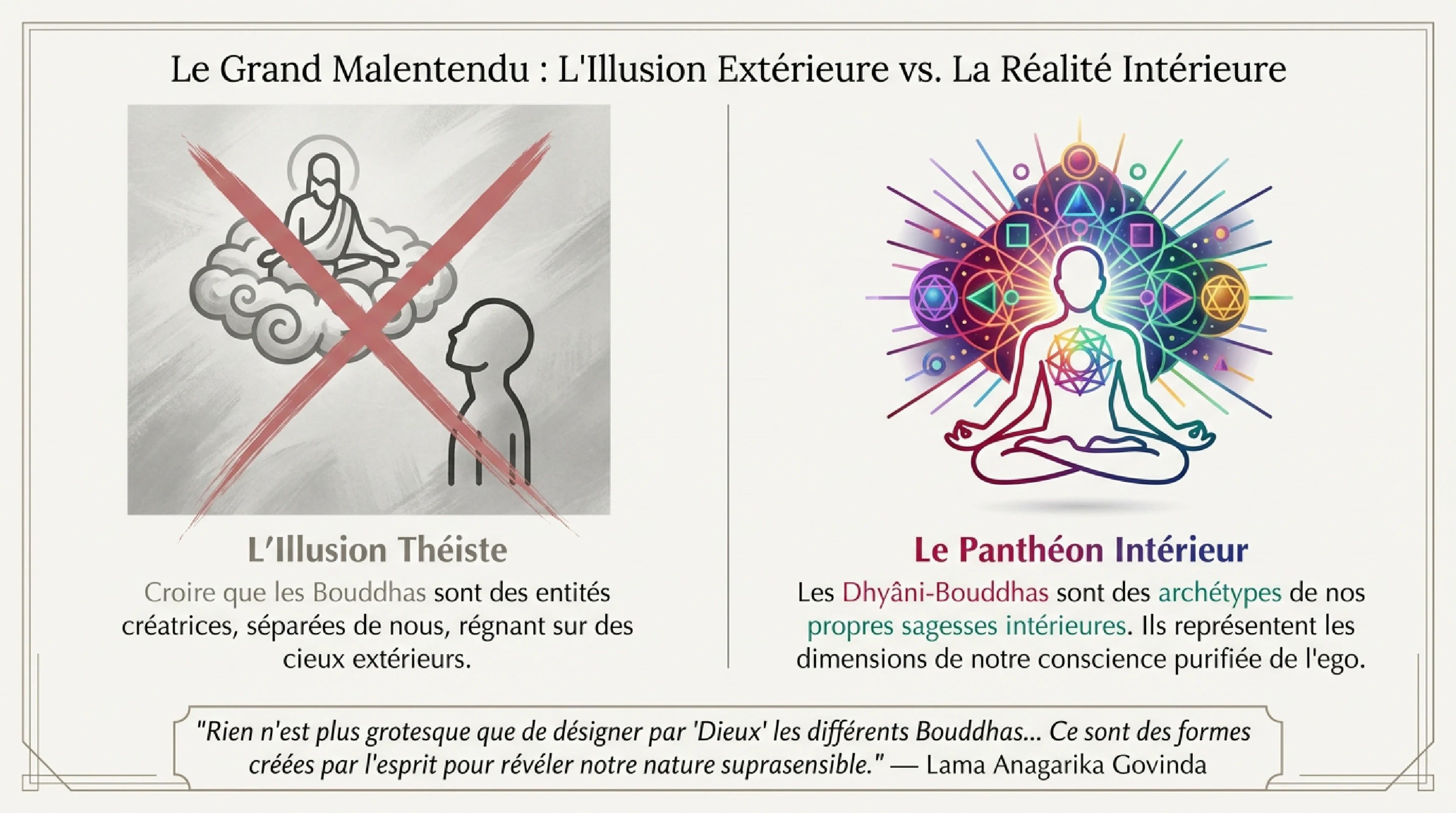 Le Mandala et les Cinq Dhyāni-Bouddhas — visuel 2