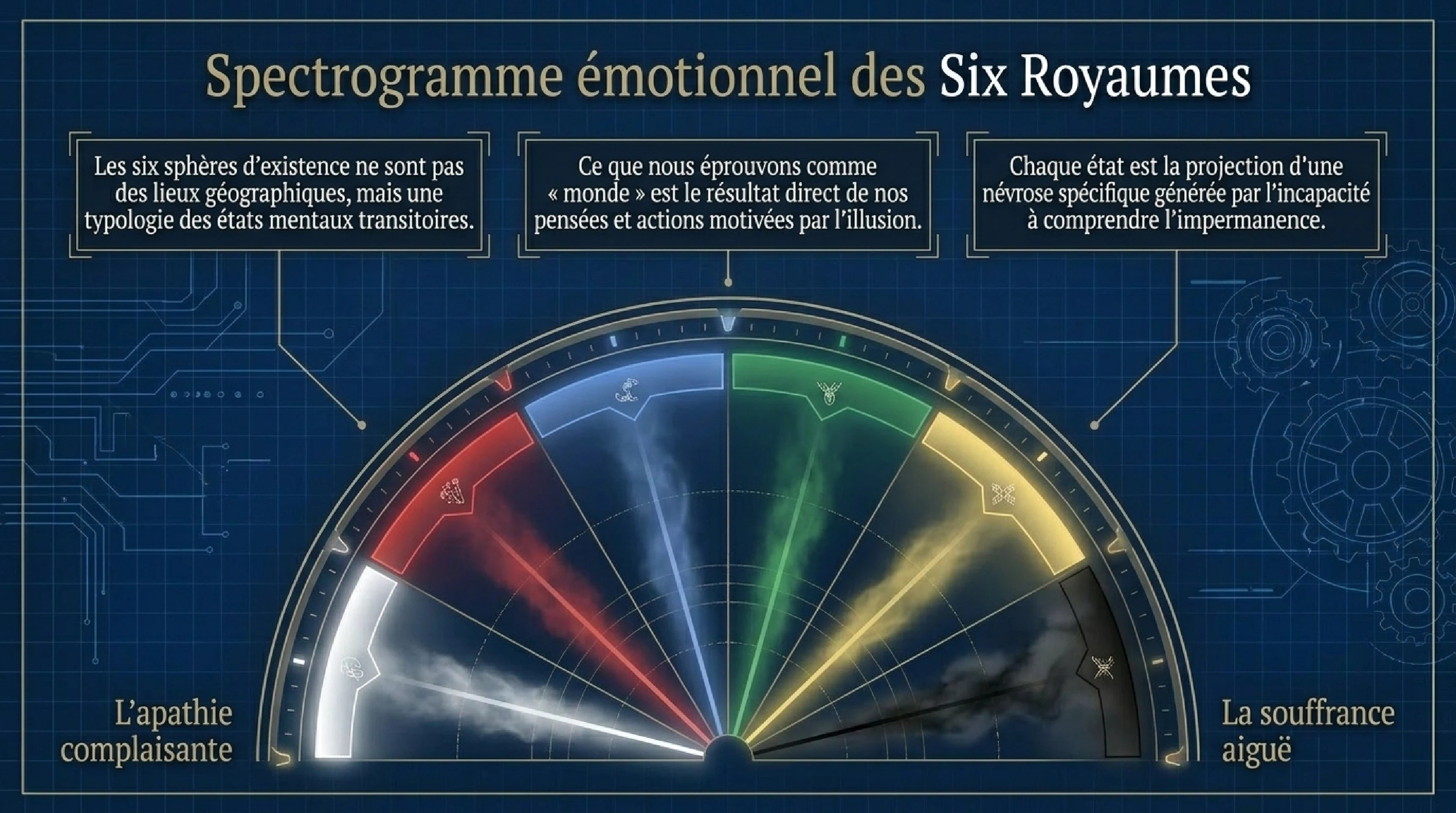 La Roue de la Vie (Bhavachakra) et les Six Royaumes — visuel 5