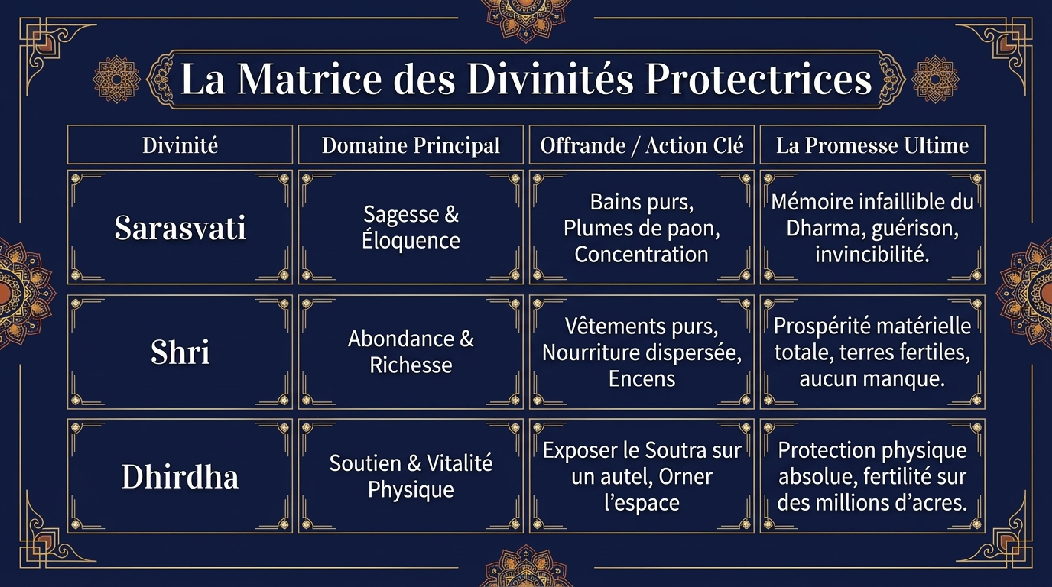 Les Divinités Protectrices : Sarasvatī, Śrī et Dhṛdhā — visuel 10