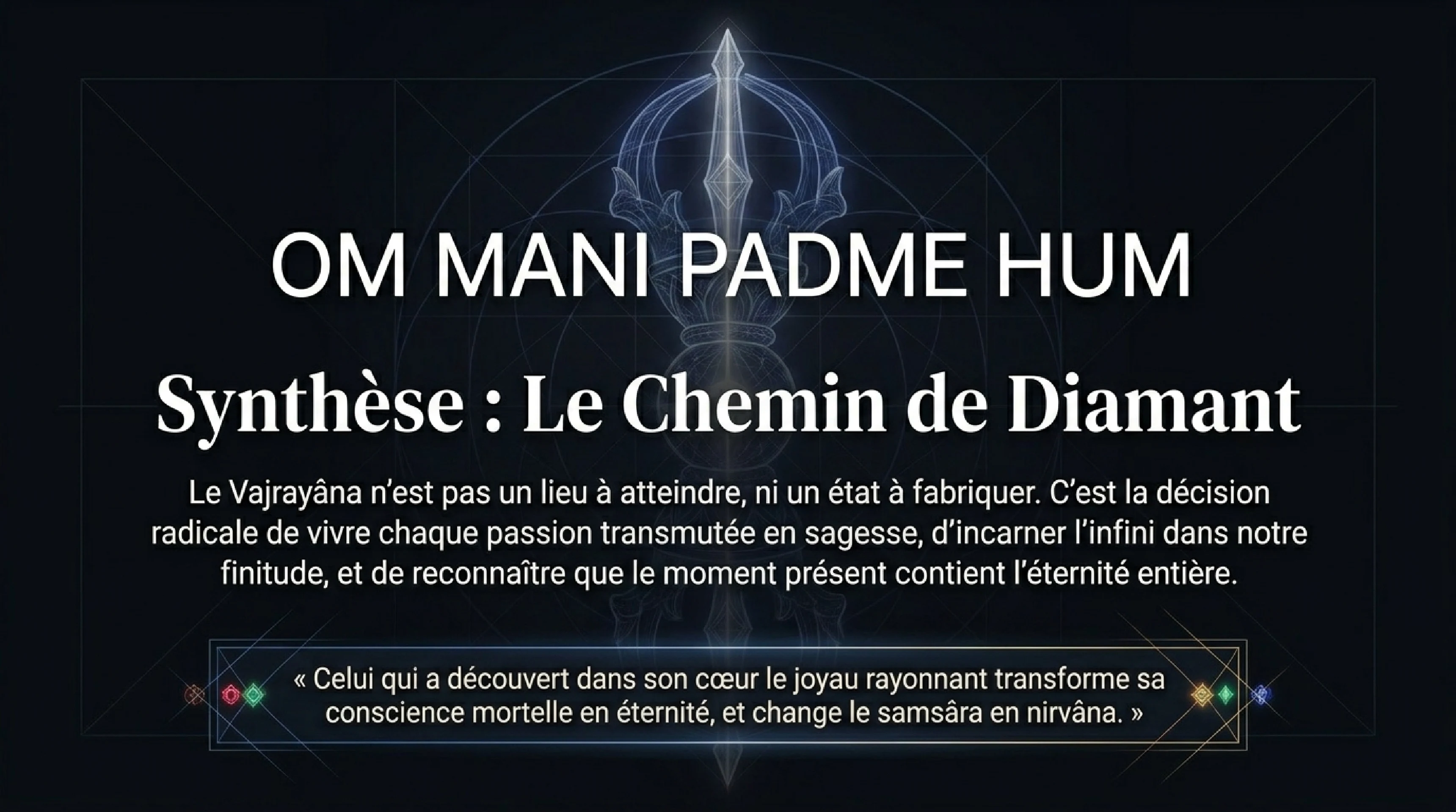 Le Grand Véhicule de Diamant : L'Éveil Ici et Maintenant — visuel 14