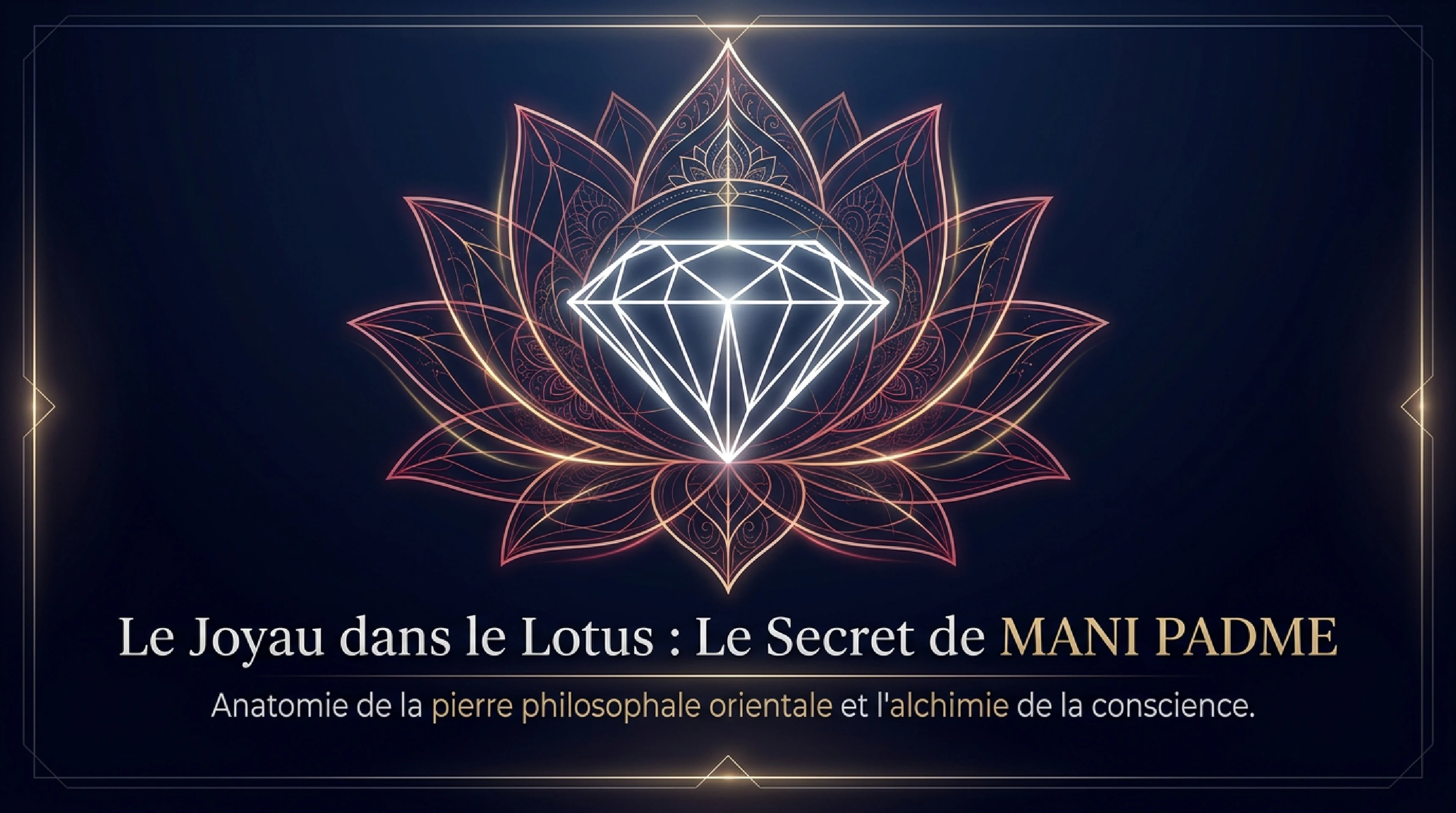 Le Joyau dans le Lotus : OM MANI PADME HUM — visuel 1