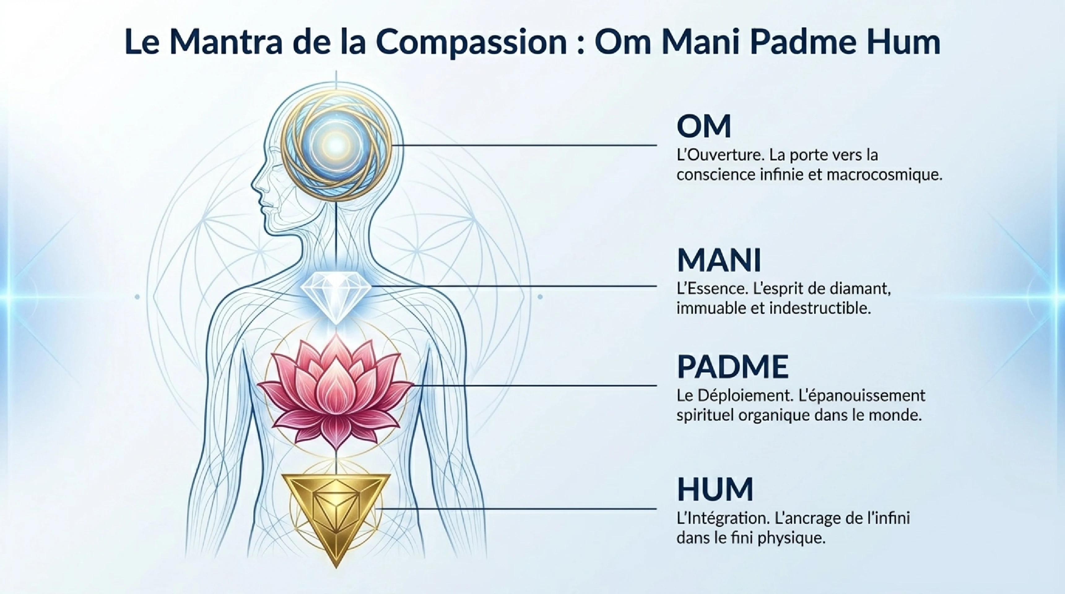 Le Joyau dans le Lotus : OM MANI PADME HUM — visuel 3