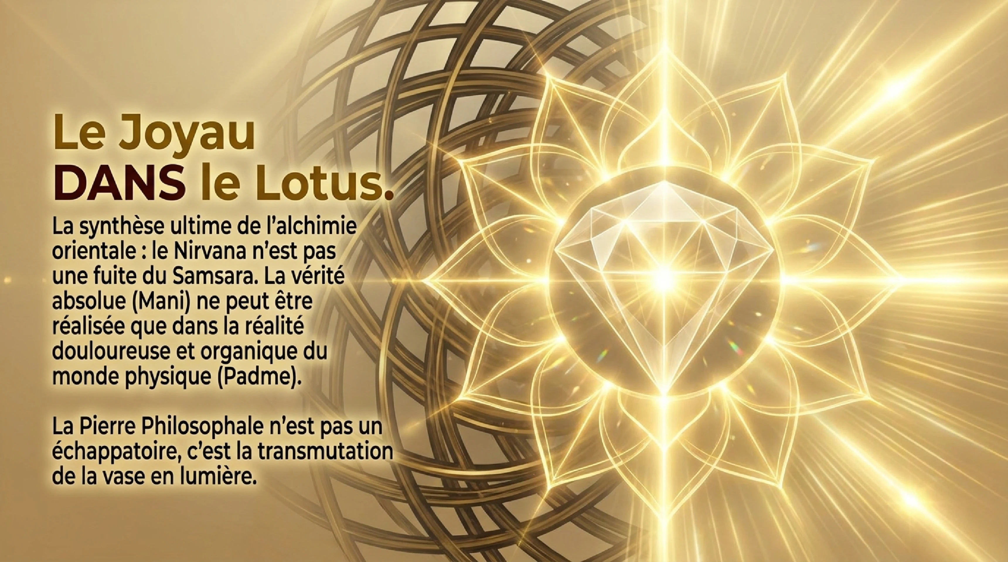 Le Joyau dans le Lotus : OM MANI PADME HUM — visuel 13