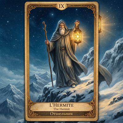 The Hermit — Tarot