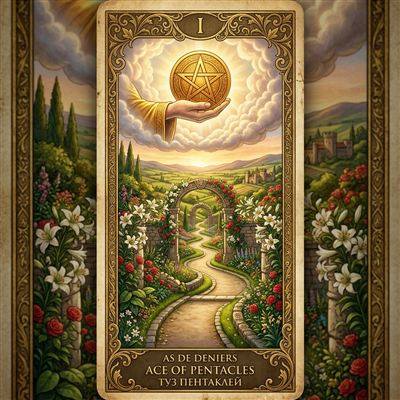 As de Deniers — Tarot